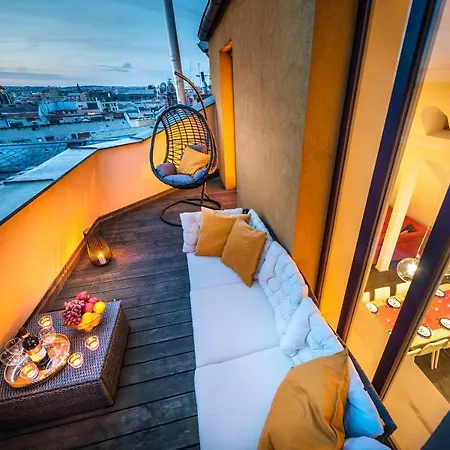 Lux Penthouse Near Wenceslas Square Appartement Praag