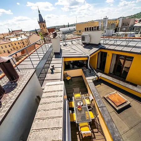 Lägenhet Lux Penthouse Near Wenceslas Square Prag