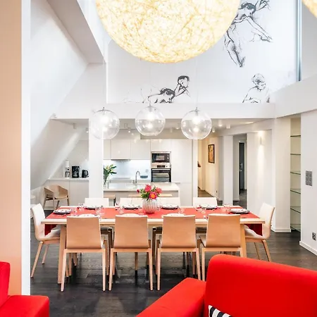 Lux Penthouse Near Wenceslas Square Lägenhet
