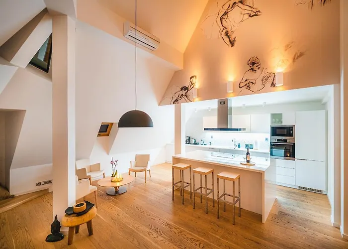 Lux Penthouse Near Wenceslas Square Апартаменты Прага