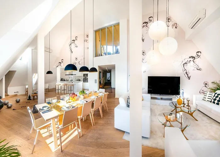 Lux Penthouse Near Wenceslas Square Прага